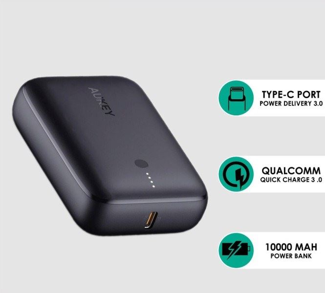 Pin sạc dự phòng Aukey PB-N83S 20W PD 10.000mAh